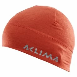 Rabatt 🎉 Herre Aclima Lightwool Beanie (Red Ochre) ❤️