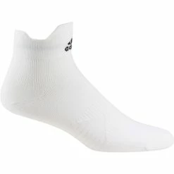 Promo 💯 Herre Adidas Ankle Performance Running Sock (White/Black) 🎉