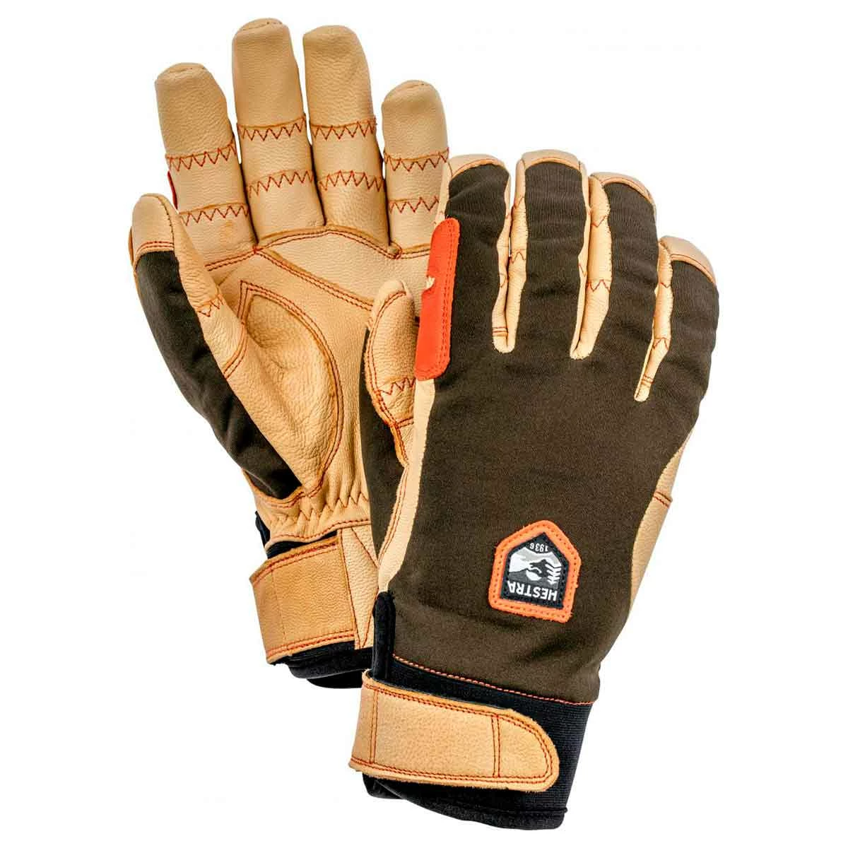 Beste salg 🧨 Herre Hestra Ergo Grip Active – 5 Finger 🎁