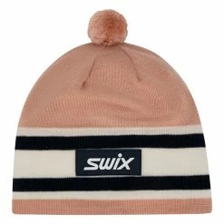 Uttak 🥰 Herre Swix Tradition Light Beanie (Peach Whip) ✔️