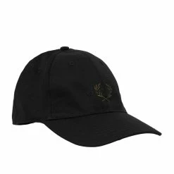 Budsjett 🎁 Produkter Chevalier Camden Cotton Cap (Black) 🔔